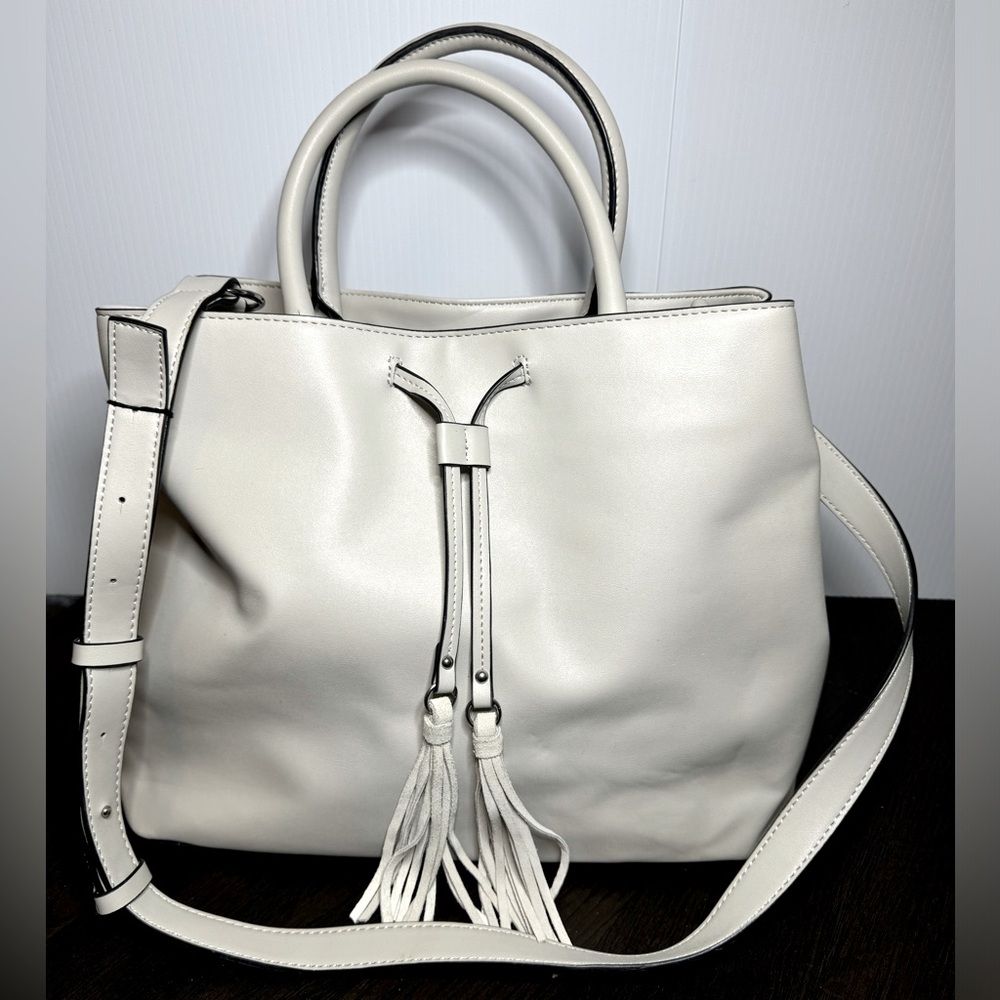 French Connection Cream Colored Purse